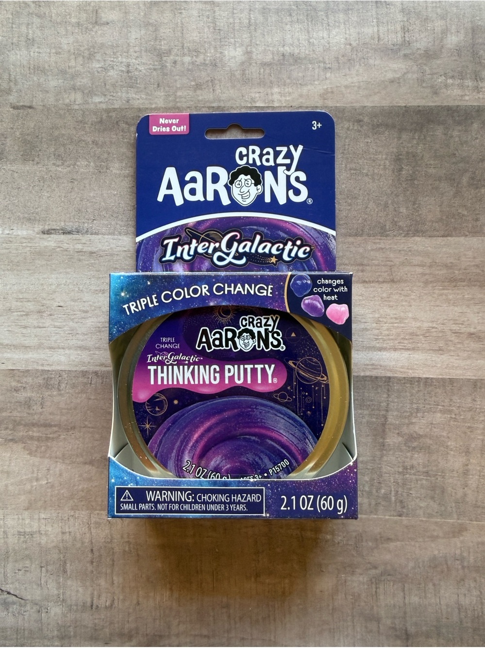 Crazy Aaron’s Intergalactic Triple Color Change Putty Sensory Toy